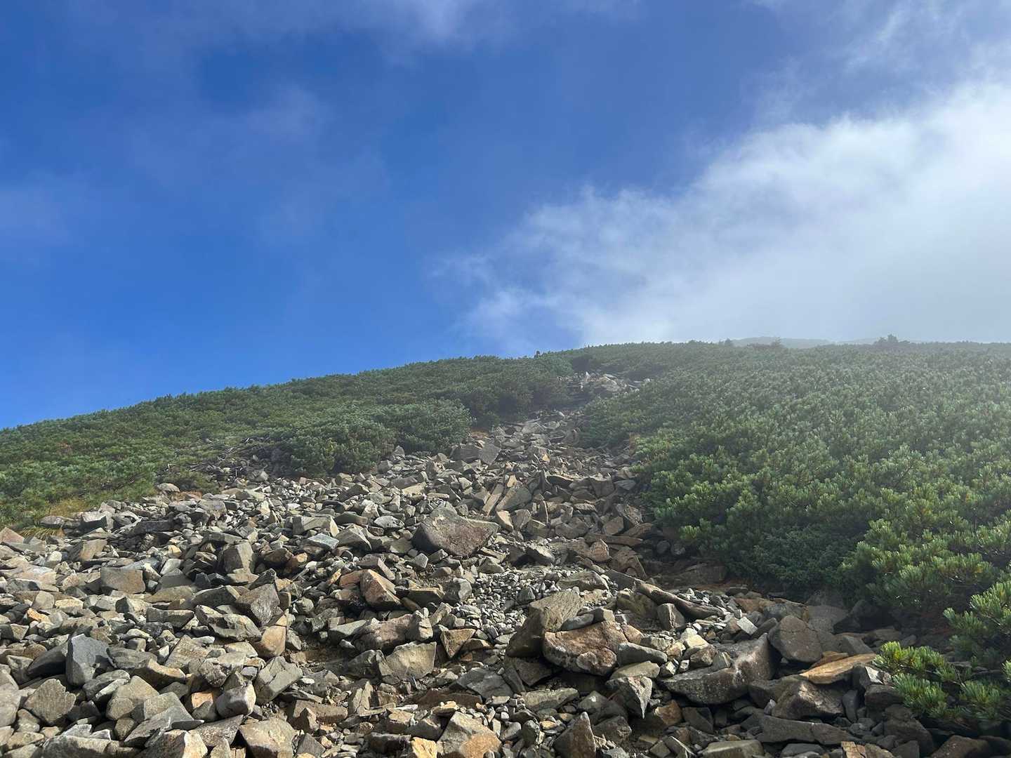 青空がでてきた😊