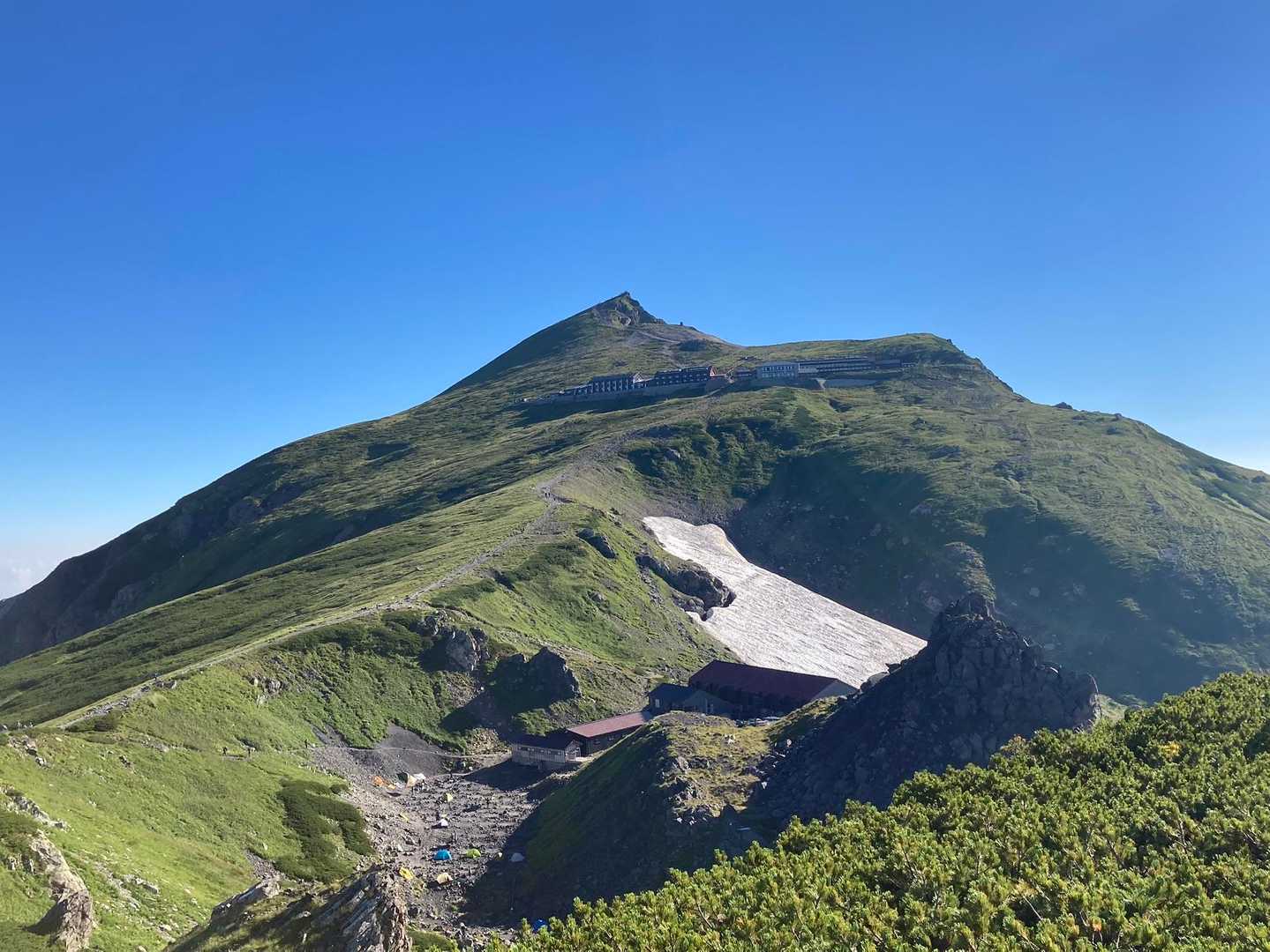 丸山-杓子岳-白馬鑓ヶ岳 縦走コースの写真
