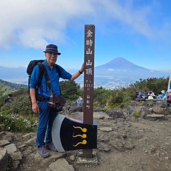 山頂到着です。