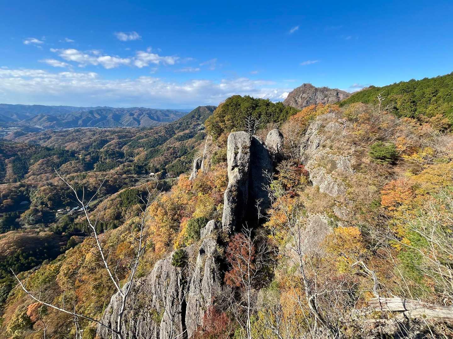 奥には奥久慈男体山見える⛰️