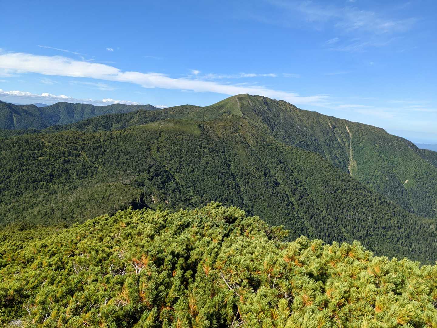 下山するので武利岳　見納め