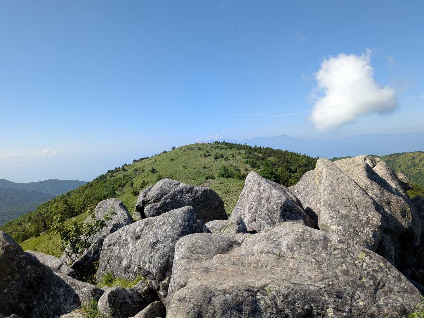 地蔵峠-湯ノ丸山-烏帽子岳登山口 縦走コースの写真