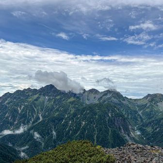 奥穂高山まだかいな