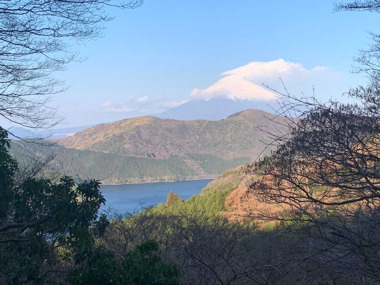 芦ノ湖と一緒に