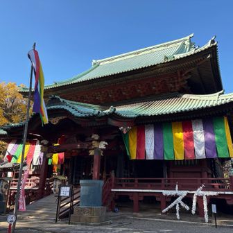 聖徳太子開基、関東最古刹の神野寺、本堂