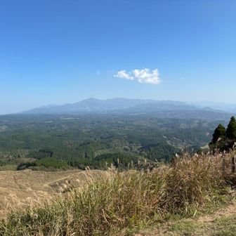 宮地嶽の帰りに祖母山⛰️ガスが晴れて良かったね。