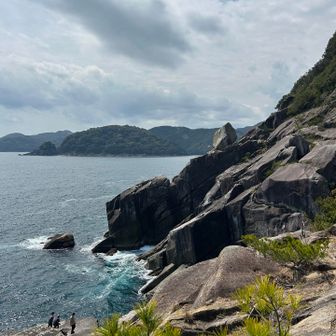 岩の迫力がすごい😍