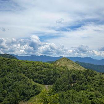 飯盛山を見るたびに気持ちがほっこりする