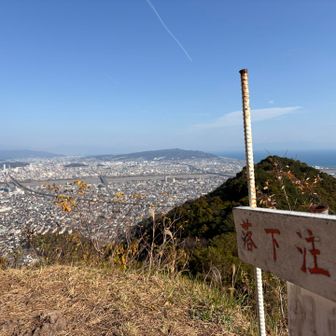 朝鮮岩にきました、久しぶり〜！
落下に注意⚠️しながら今日きた林道を覗き🫣こむ