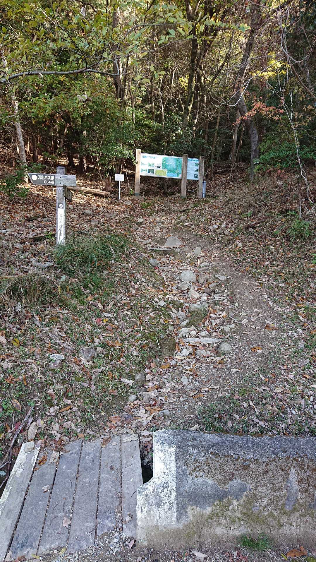 刀出口、少し迷ってしまいました。ソーラーの山側向かって左端に登山ゲート有るの分からず反対側へ進んでしまいました😢