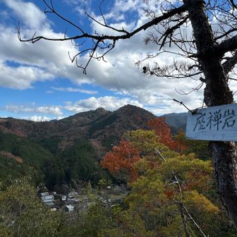 鐘山のピークかと思って上った岩は、座禅岩🪨