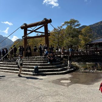 河童橋
観光の方々でいっぱい‼️