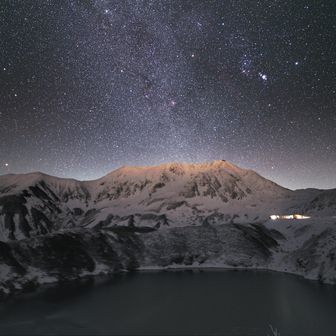 立山・雄山・浄土山 昇る冬の天の川🌌・みくりが池