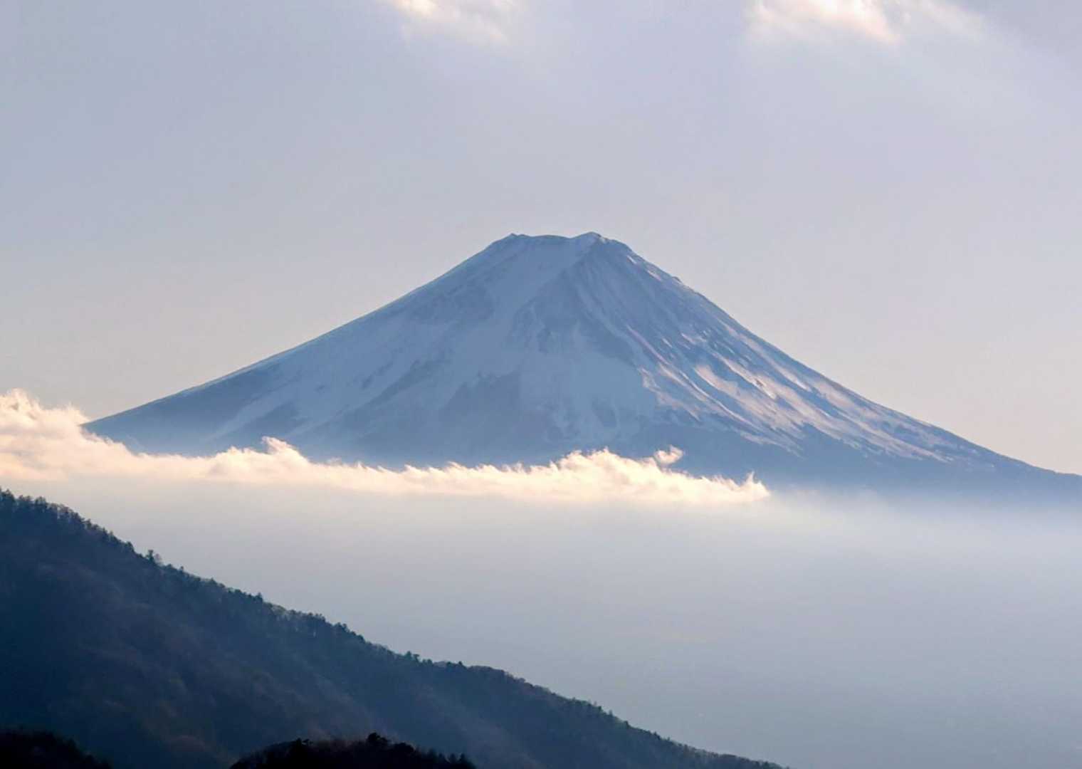 霊峰富士を仰ぎ見て…