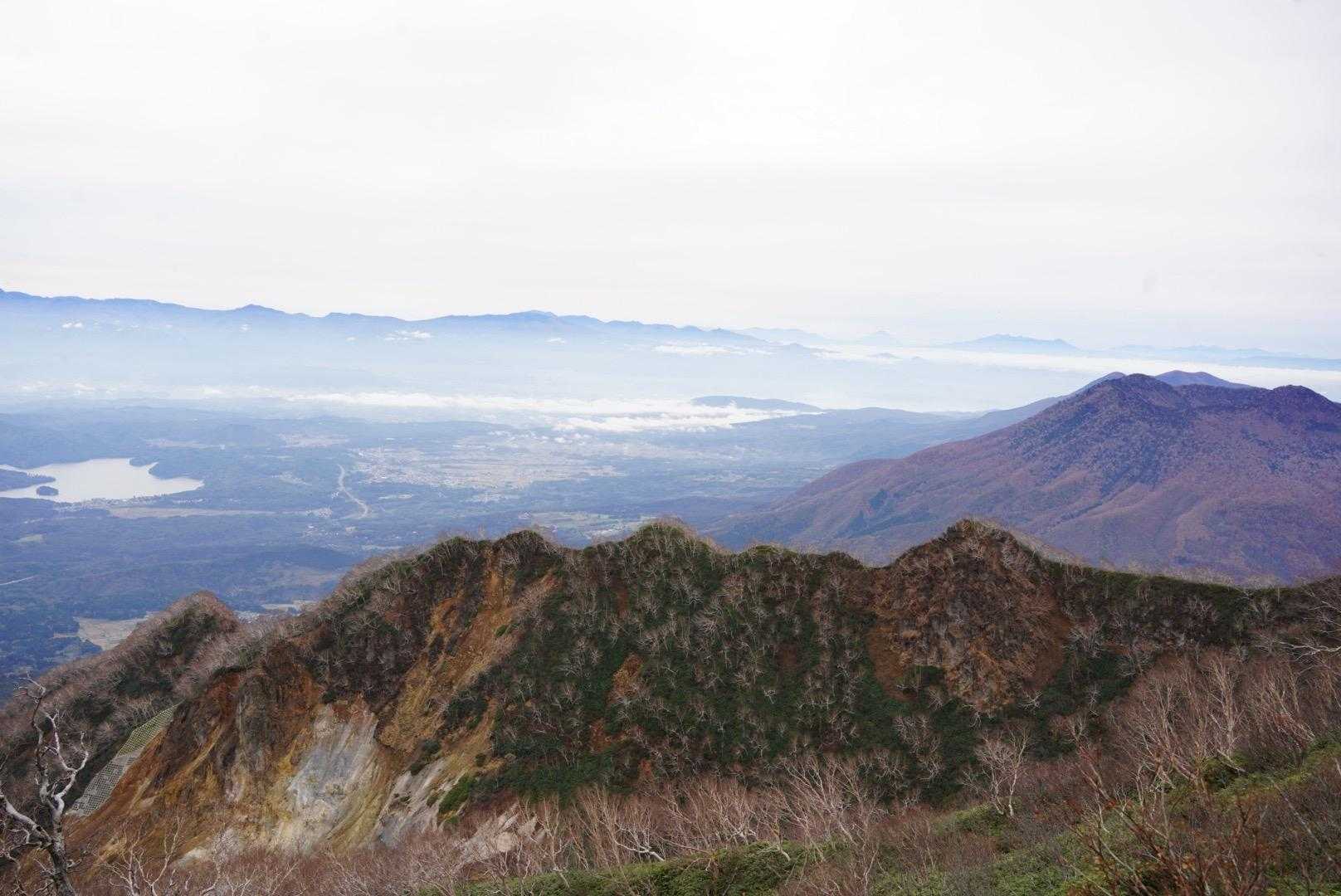 茶臼山-大倉乗越-妙高山 縦走コースの写真