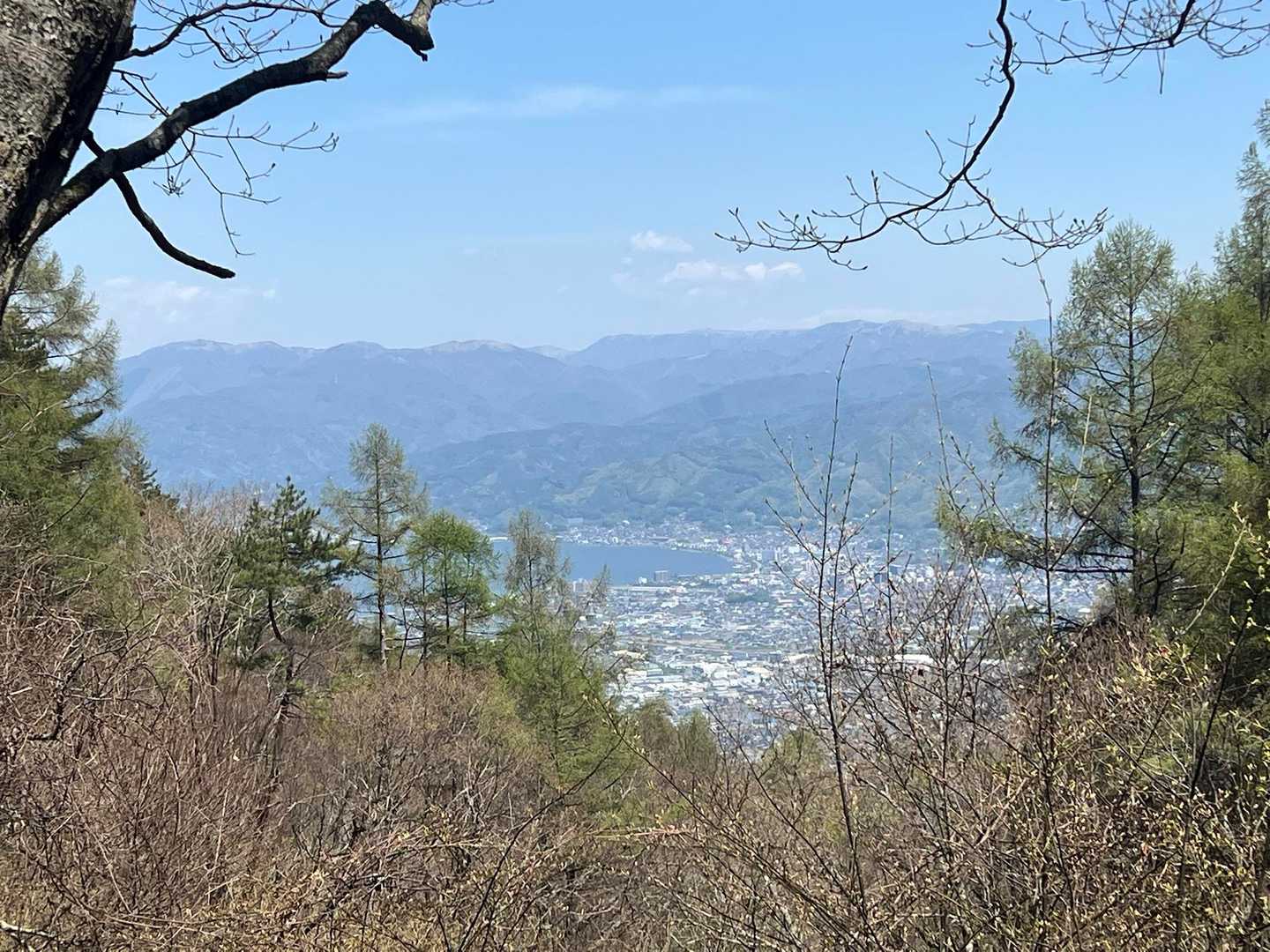 諏訪湖が見えた（╹◡╹）♡