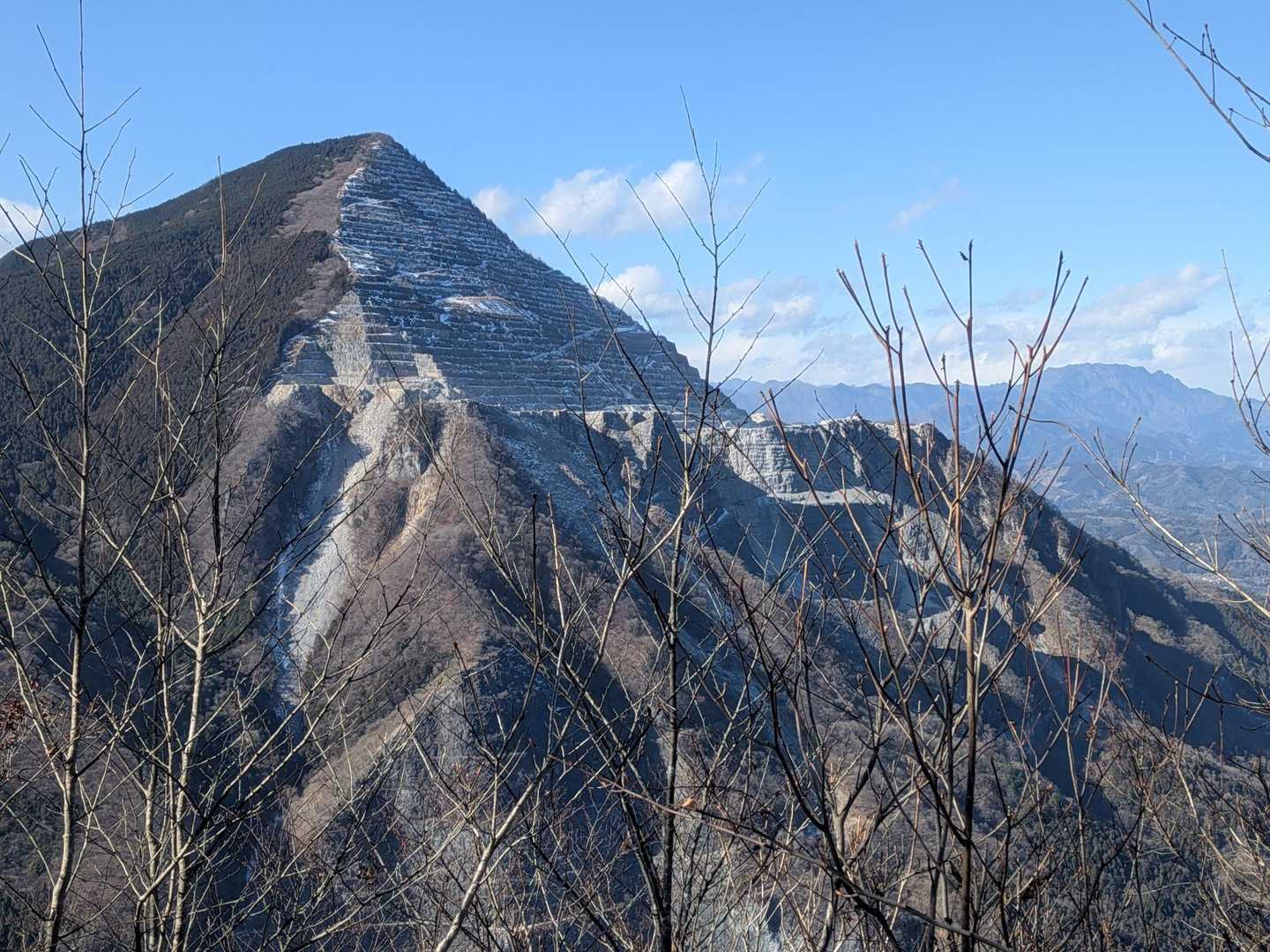 武甲山が綺麗に見える😄