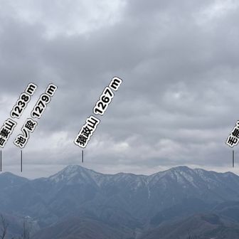 下山途中、展望広場から見た景色
次はあそこに挑戦　猿政山へ😄