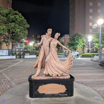 0時ピッタリに宝塚駅をスタート💃経過時間が分かりやすい😁
気温は27℃で蒸し暑い🥵