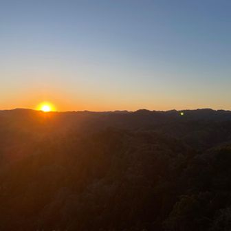 日の出が美しい