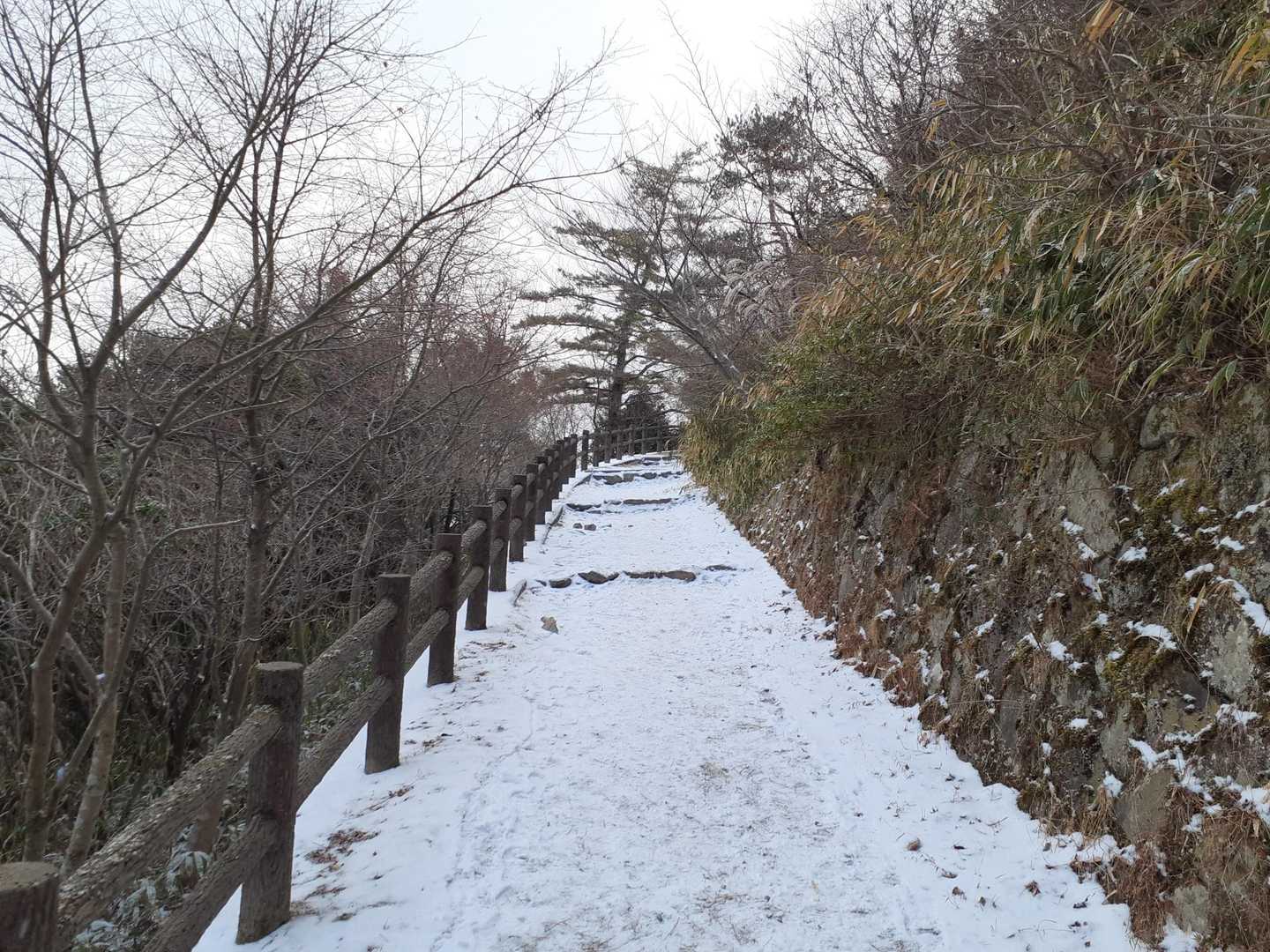 杣谷峠からここまで吹雪だったー寒かった。写真撮る余裕なし。