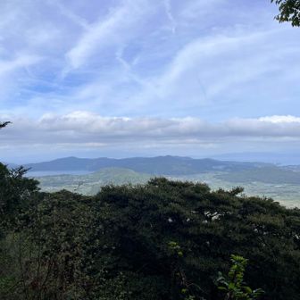 左側に池田湖も