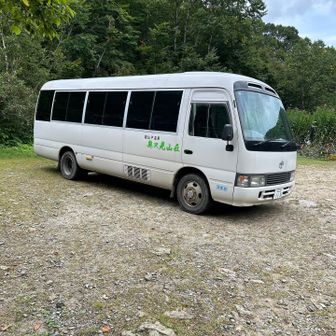 奥只見山荘の送迎車