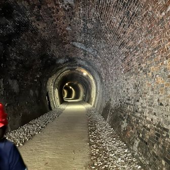 6号トンネル、はいると少しカビ臭かったよ