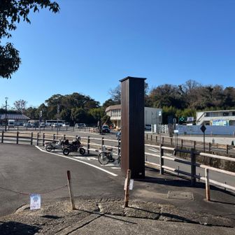 まっすぐ駐車場まで戻ってきた