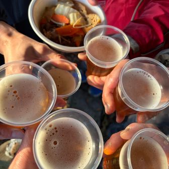 今日は夜まで飲み会😁