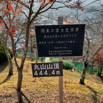 丸山到着
公園内の小高い丘でした