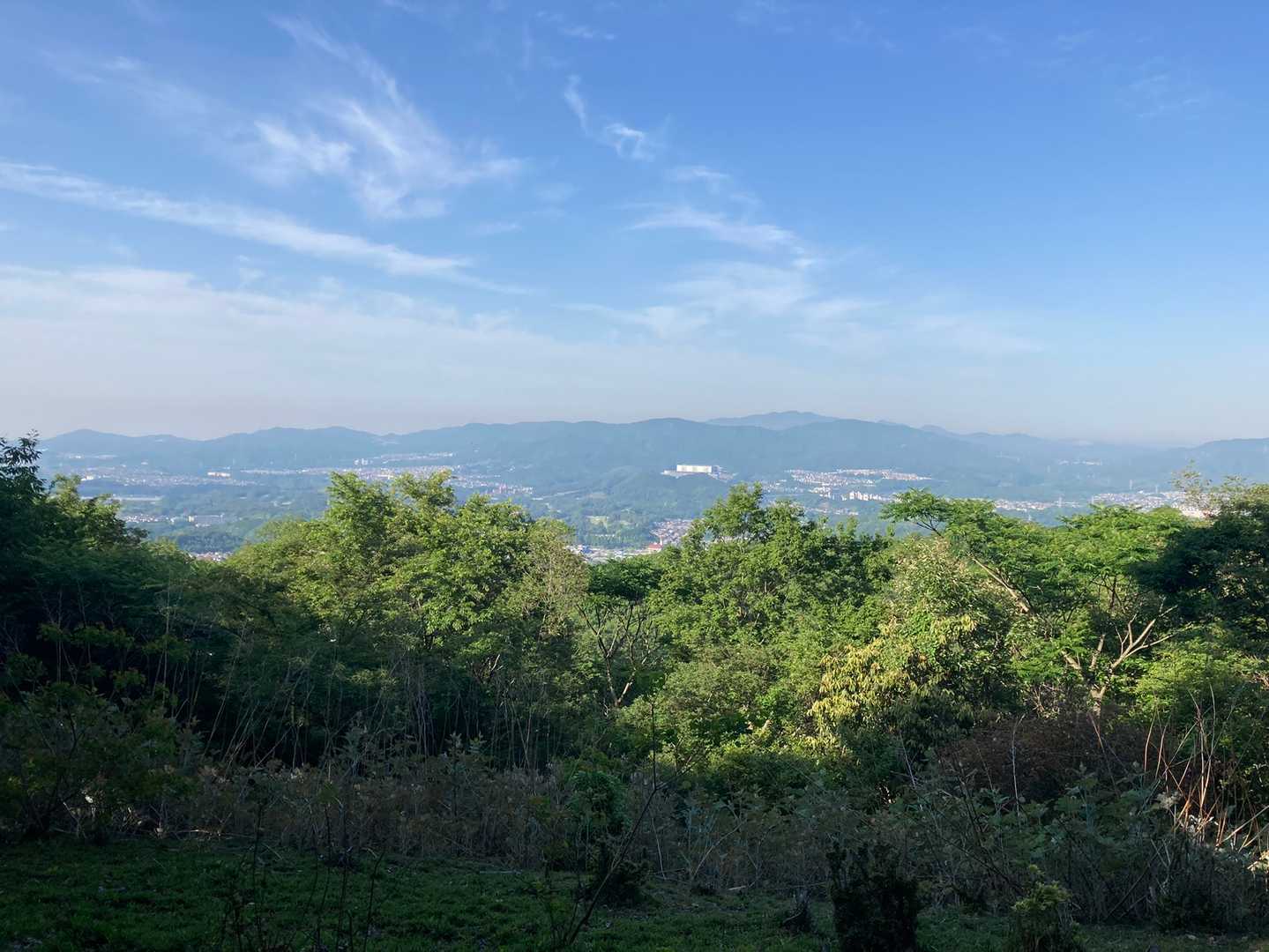 登山道から、川西側