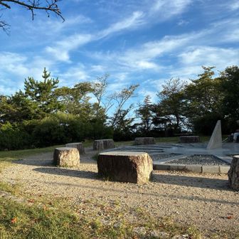 青空が綺麗

温度計は18℃でした
お茶は500ml飲み切らず氷も残った。かなり涼しい。