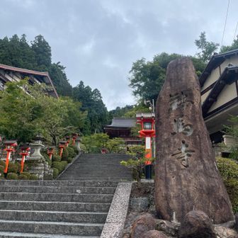 帰りにきっと電車で戻ってくるであろう、鞍馬駅を確認したあと、こちら、鞍馬寺におじゃまします！
