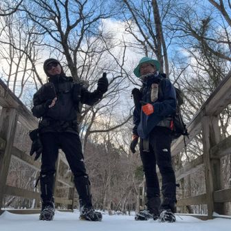 無事下山！

男池！
