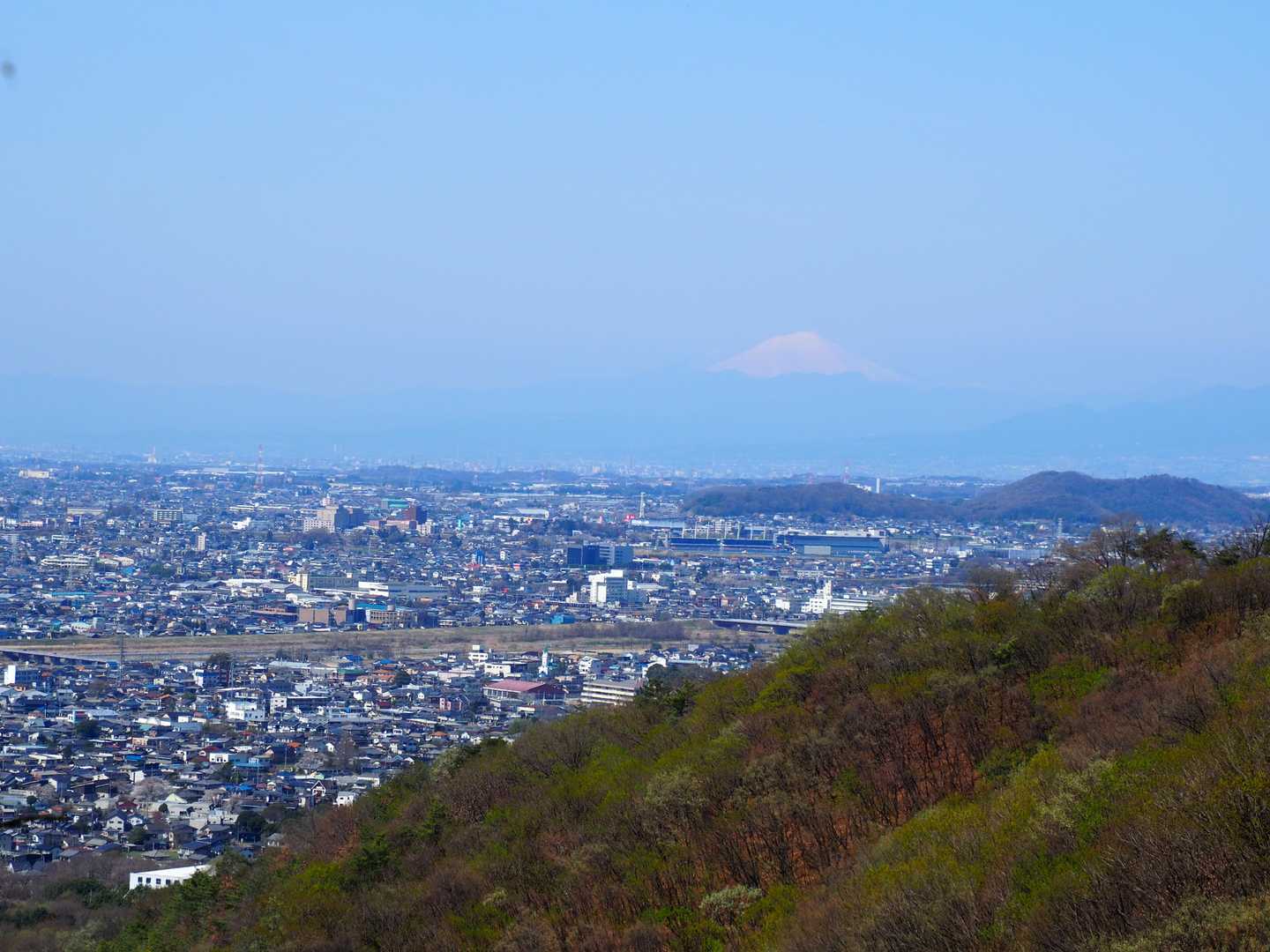 一瞬富士山じゃないかって毎度思う浅間山…
蜃気楼のようにモワっとしてる…