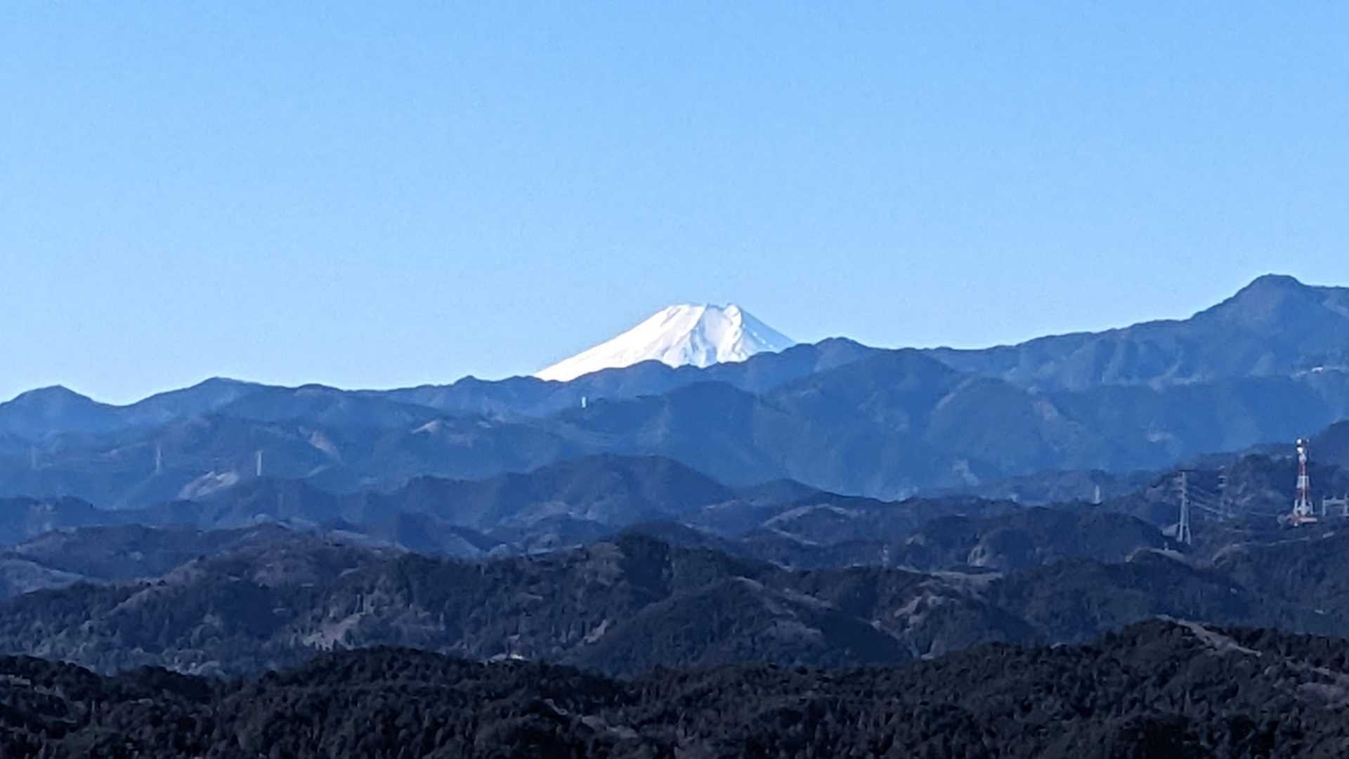 高指山からも富士山がよく見えます。