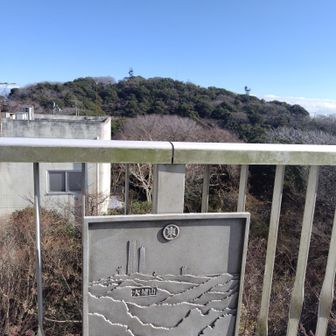 これから向かう大楠山山頂