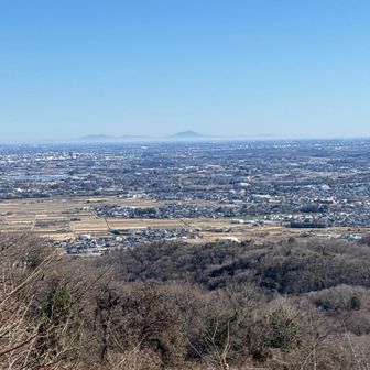 筑波山見えた
