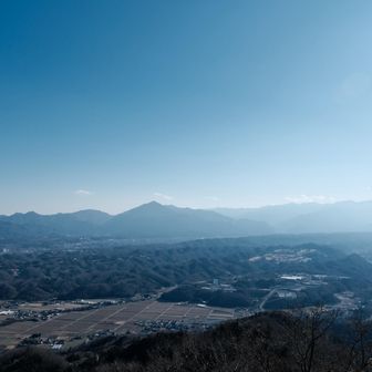 正面には武甲山