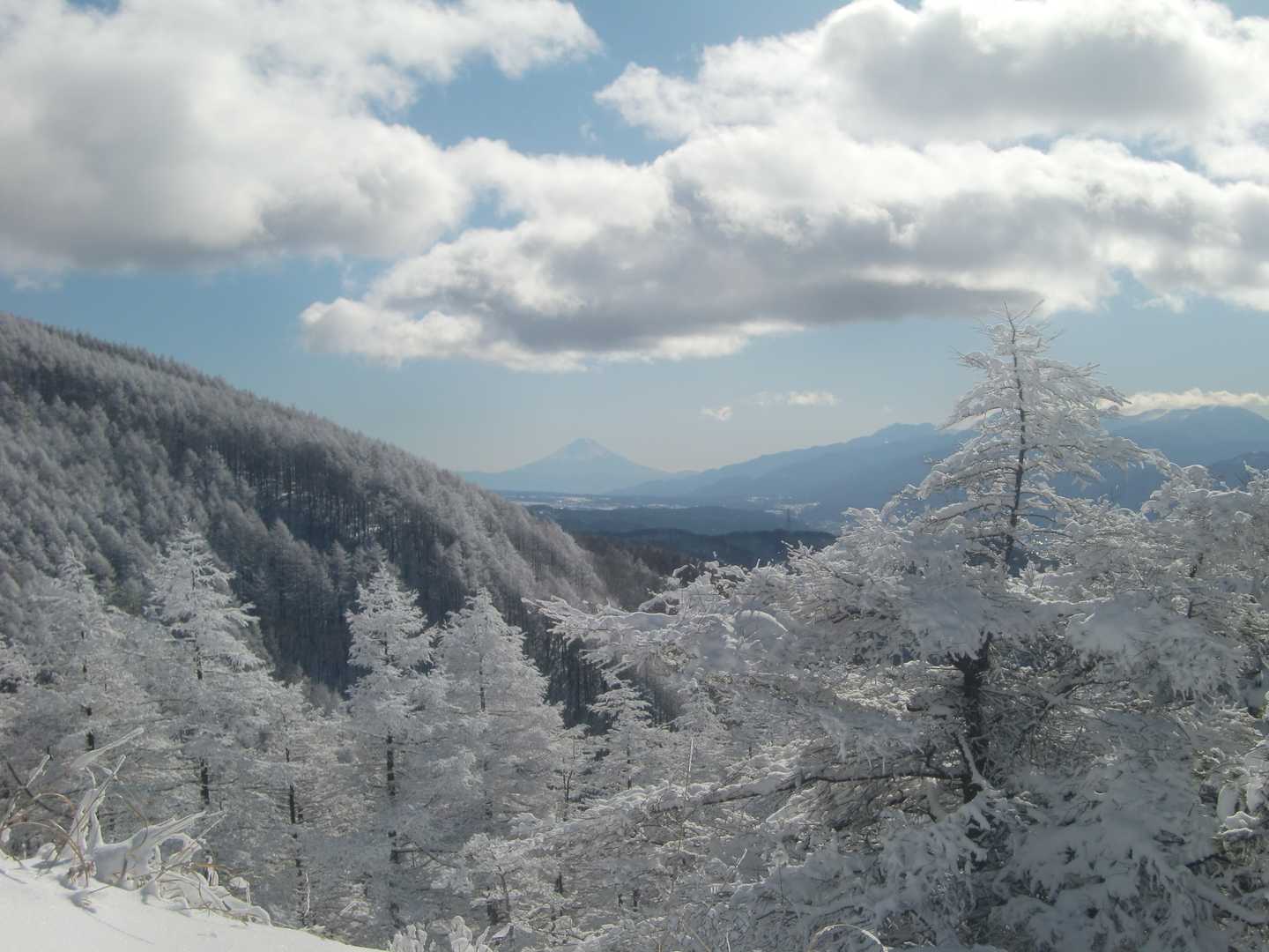 富士山。