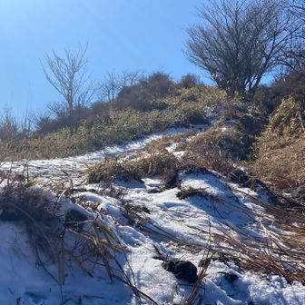 火起山へ向かう