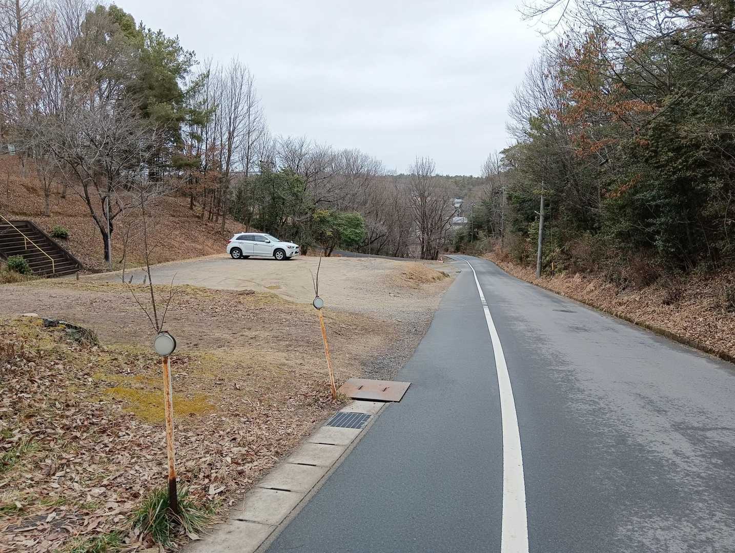駐車場到着