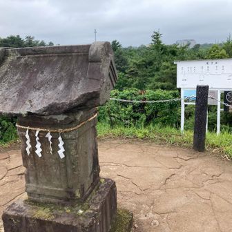 荒幡富士登頂。敷島神社の山に似ている。