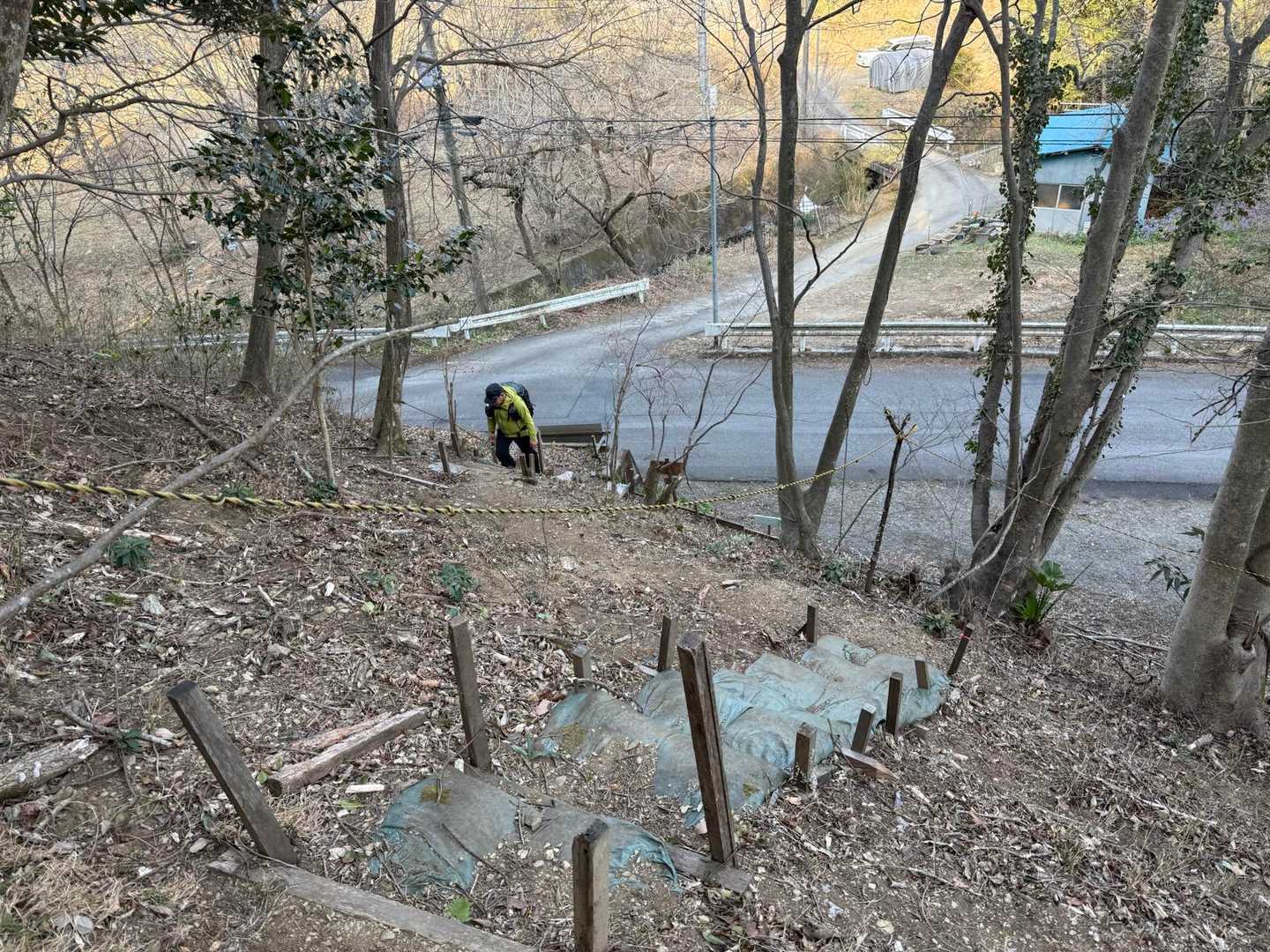 最初から急登さ！