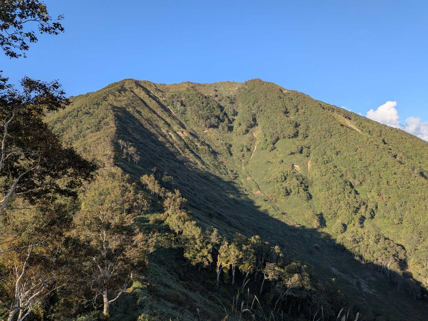 記憶に残る山です