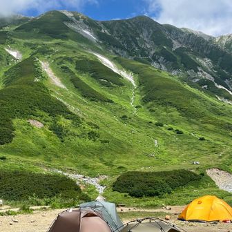 キャンプ場から室堂バス停🚌までが、最後の階段坂でしたー💦💦
12時30分臨時バスで、さよなら👋😢