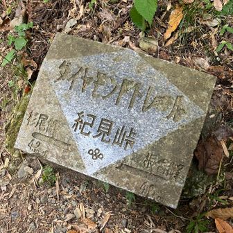 石板その13『紀見峠』
この石板は以前と少し動いた気がします