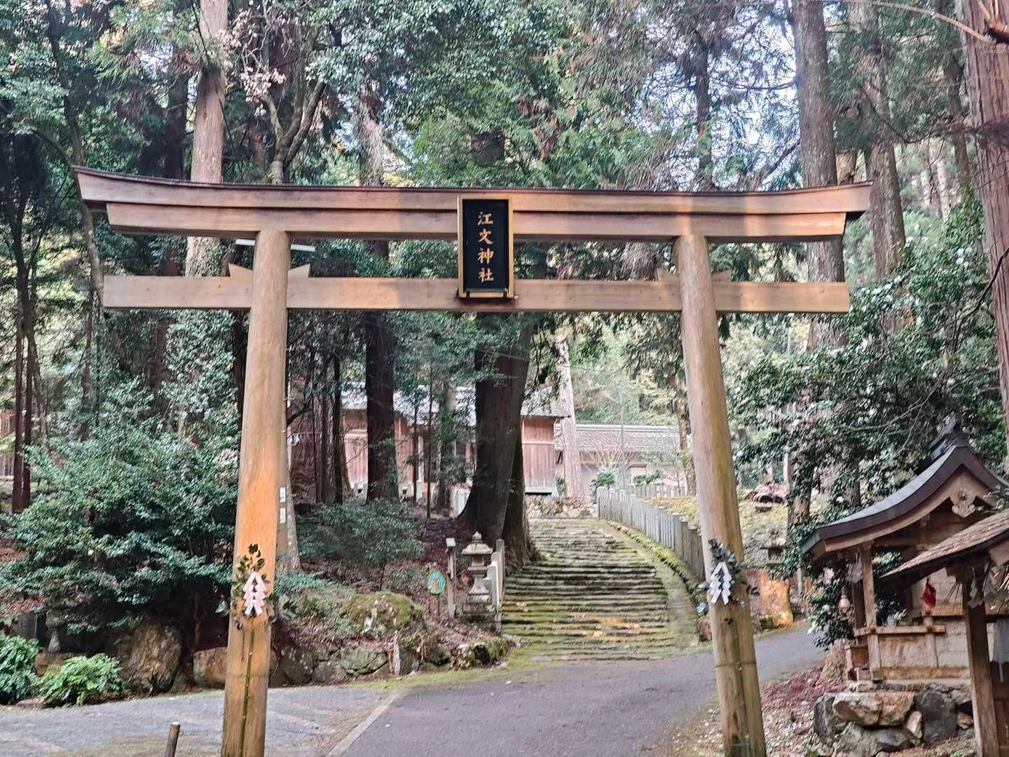 江文神社⛩️参道にある鳥居⛩️
