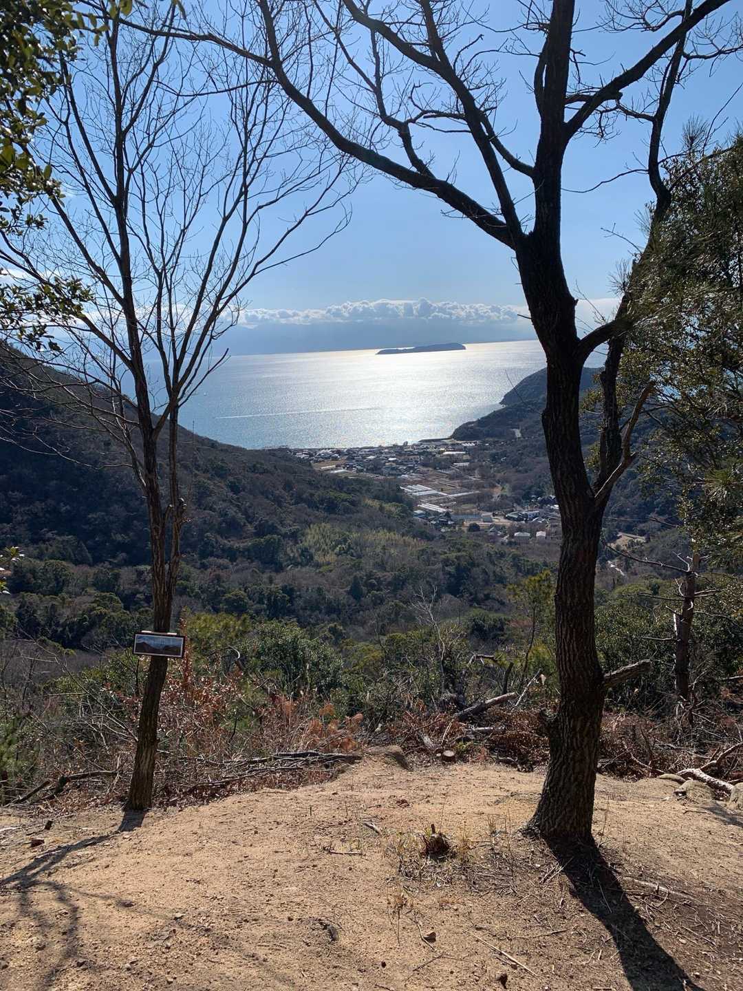 伊吹島が真正面に🏝️